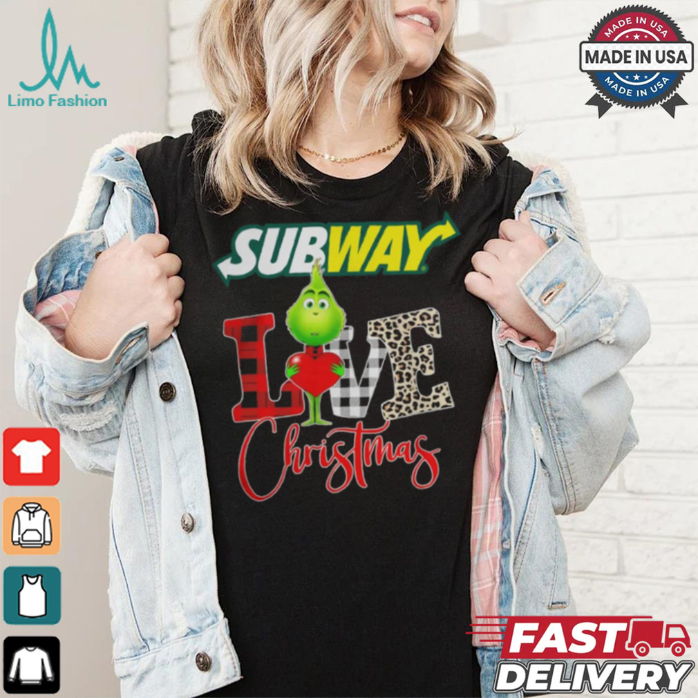 Grinch Love Subway Christmas Shirt Grinch Love Subway Christmas Shirt