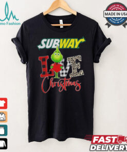Grinch Love Subway Christmas Shirt