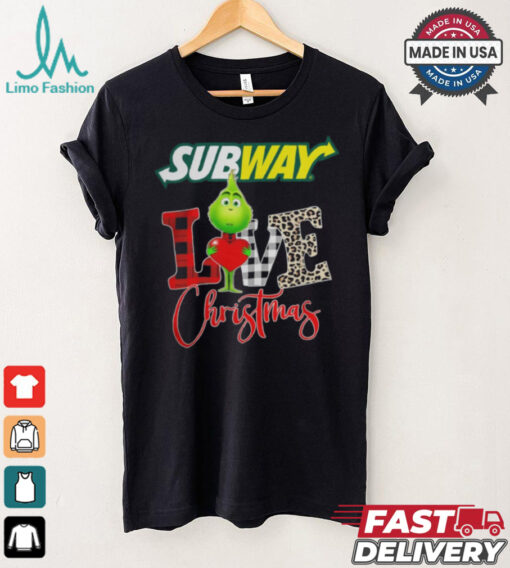 Grinch Love Subway Christmas Shirt