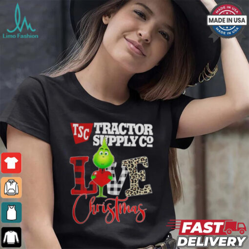 Grinch Love TSC Tractor Supply Company Christmas Shirt