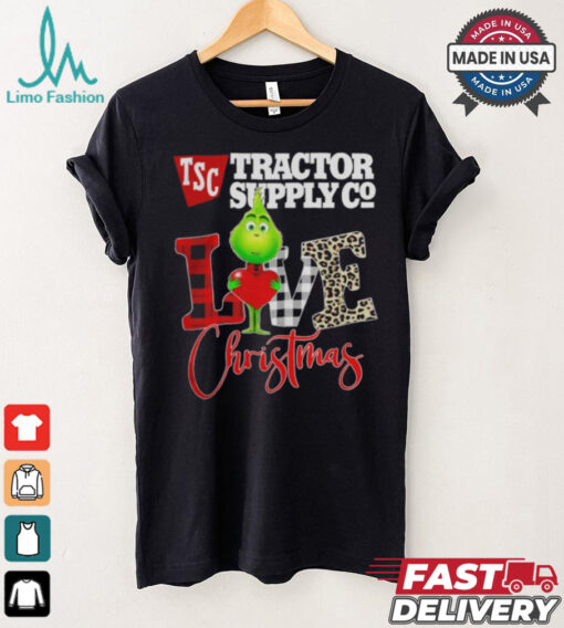 Grinch Love TSC Tractor Supply Company Christmas Shirt