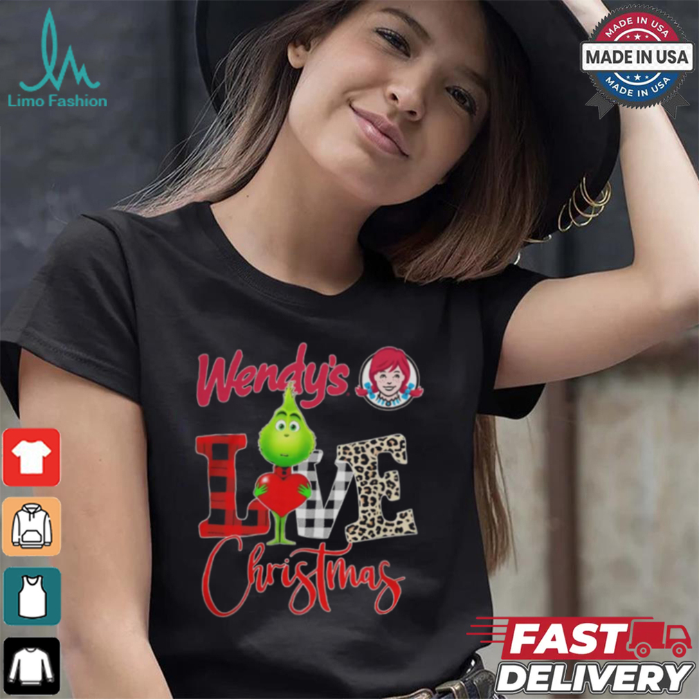 Grinch Love Wendy_s Christmas Shirt Grinch Love Wendy_s Christmas Shirt