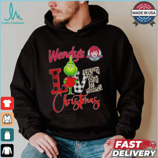 Grinch Love Wendy_s Christmas Shirt