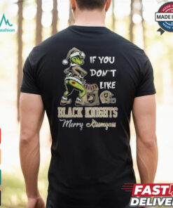 Grinch Santa If You Don’T Like Army Black Knights Merry Kissmyass 2024 Shirt