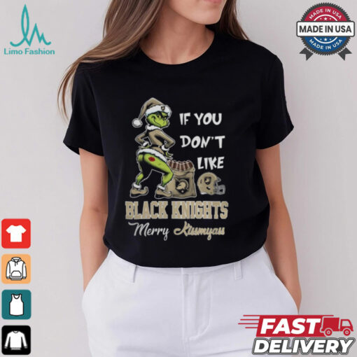 Grinch Santa If You Don’T Like Army Black Knights Merry Kissmyass 2024 Shirt