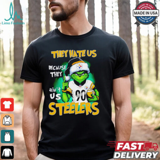 Grinch they hate us because ain’t us Pittsburgh Steelers shirt