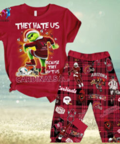 Grinchy Arizona Cardinals Holiday Spirit Merry Christmas Pajama Set