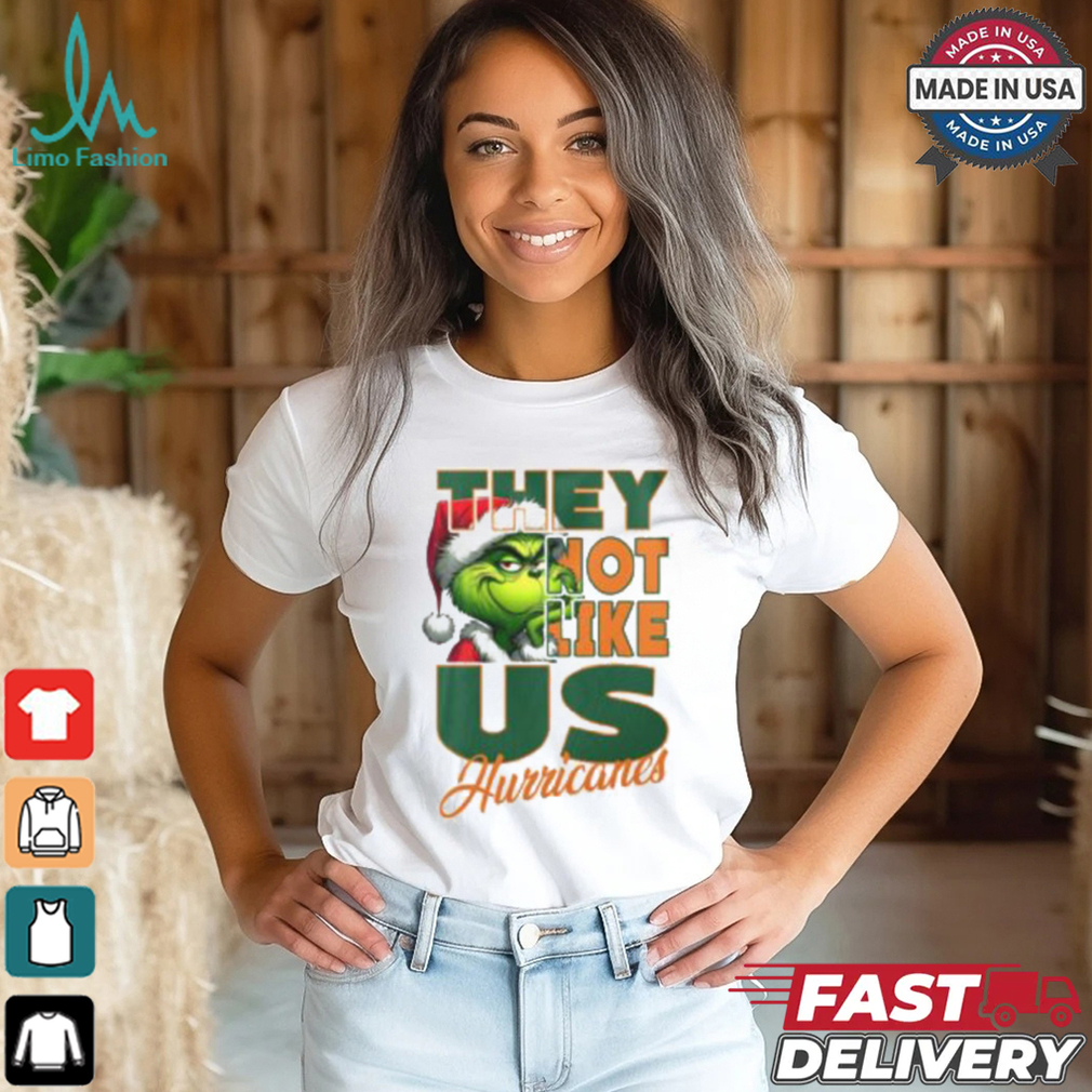 Grnch Hurricanes They Not Like Us Shirt Grnch Hurricanes They Not Like Us Shirt