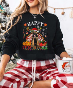 Halloween Thanksgiving Christmas German Shepherd Xmas Pullover Hoodie German Shepherd T Shirt