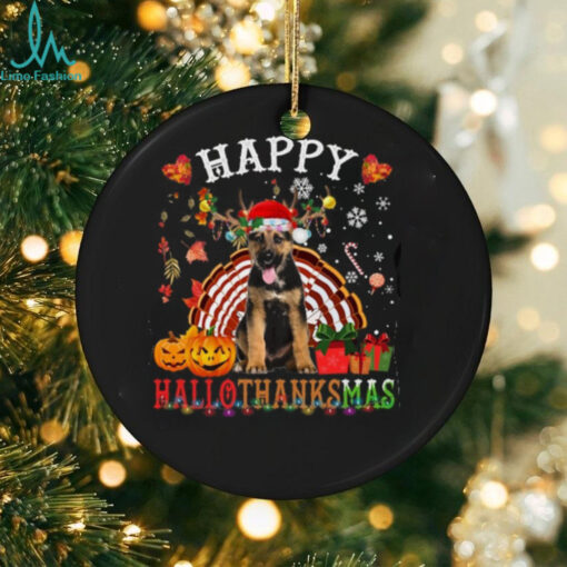 Halloween Thanksgiving Christmas German Shepherd Xmas Pullover Hoodie German Shepherd T Shirt