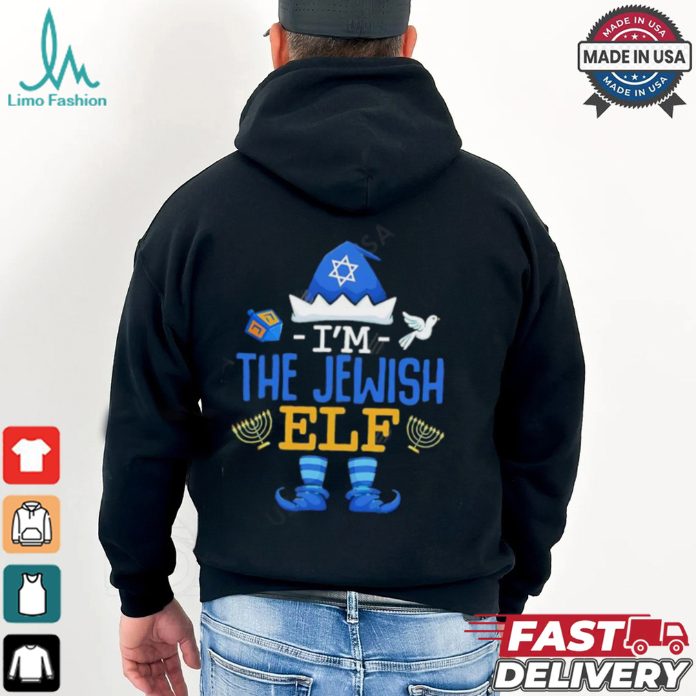 Happy Hanukkah I’m the Jewish Elf Family Christmas shirt Happy Hanukkah I’m the Jewish Elf Family Christmas shirt