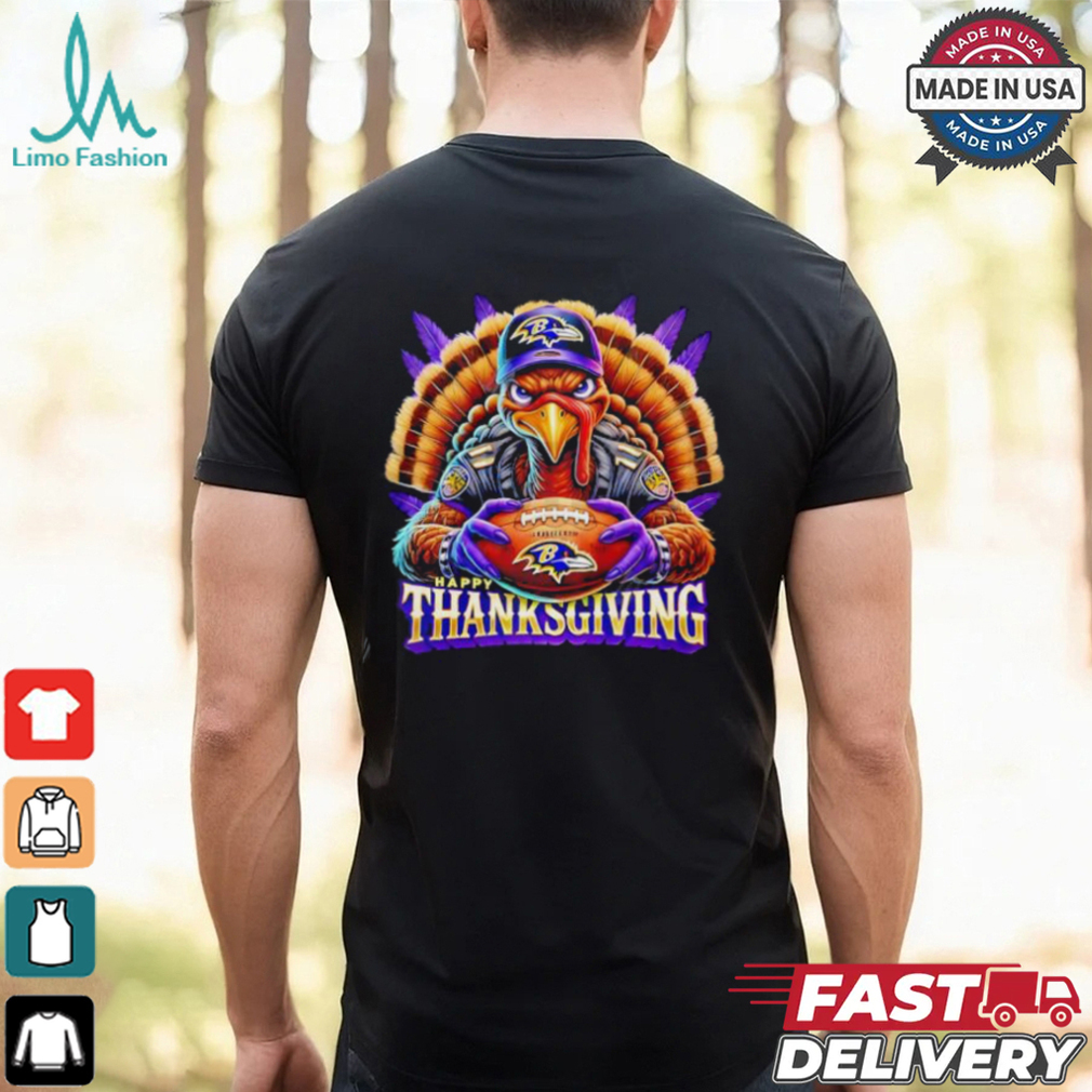 Happy Thanksgiving Baltimore Ravens Football shirt Happy Thanksgiving Baltimore Ravens Football shirt