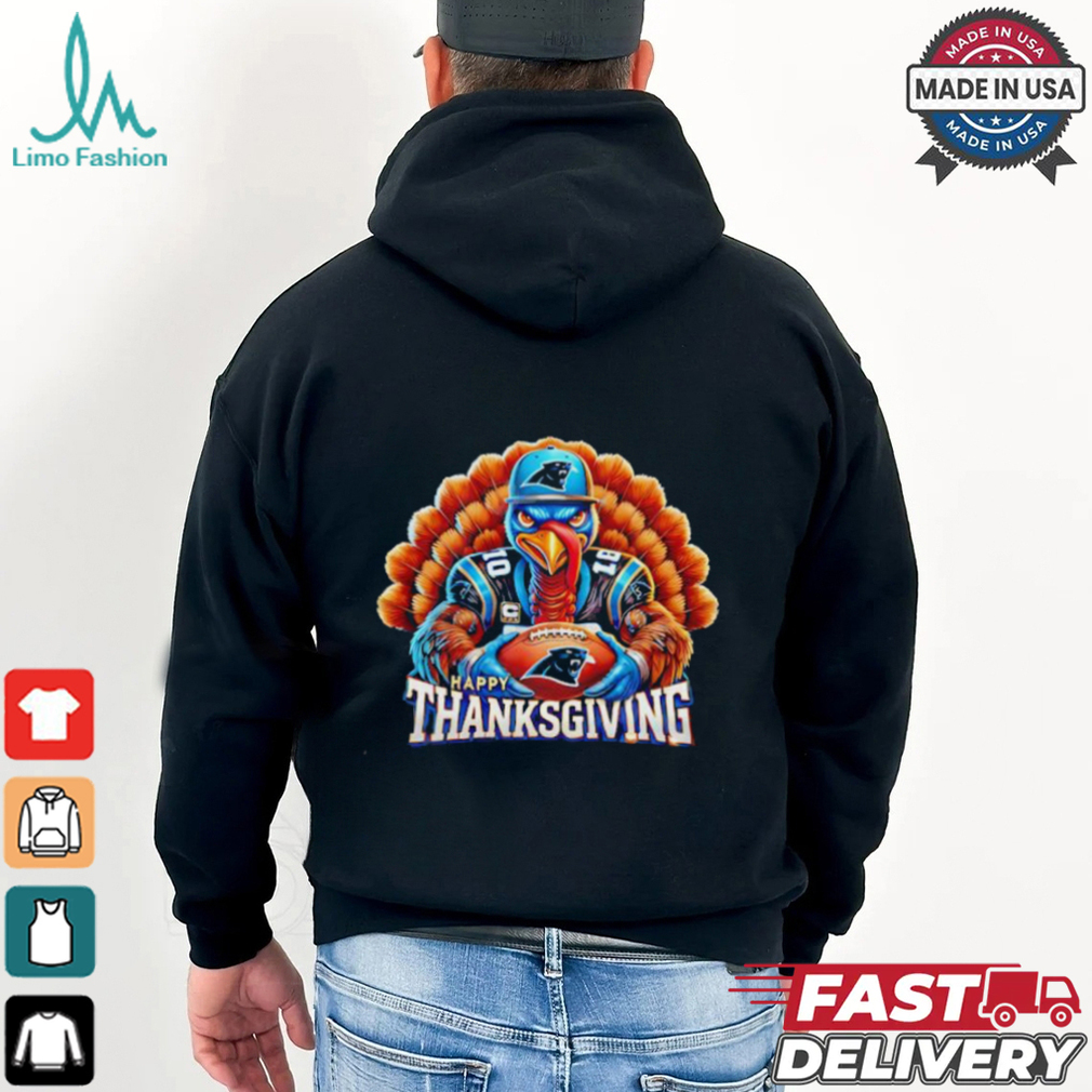 Happy Thanksgiving Carolina Panthers Football Turkey shirt Happy Thanksgiving Carolina Panthers Football Turkey shirt
