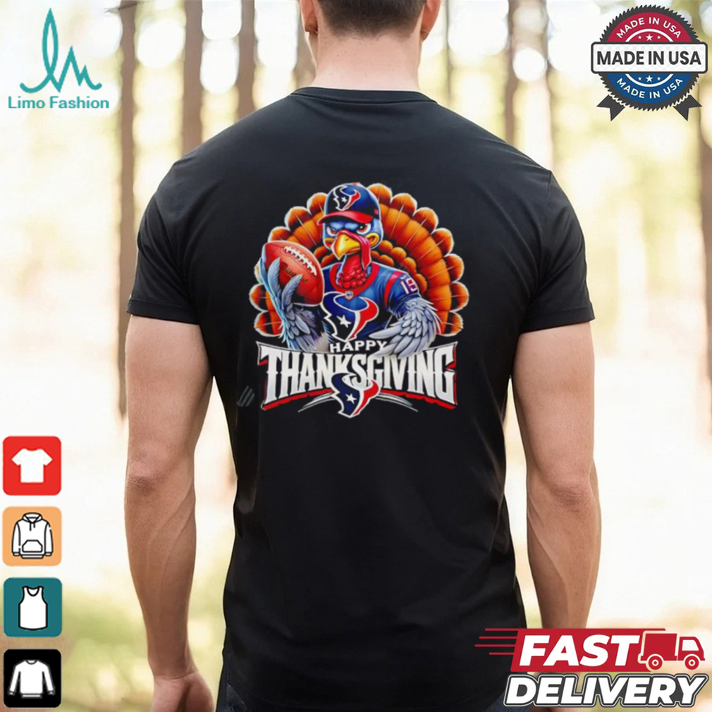 Happy Thanksgiving Houston Texans Football Turkey shirt Happy Thanksgiving Houston Texans Football Turkey shirt