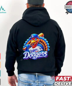 Happy Thanksgiving LA Dodgers baseball Turkey shirt