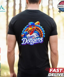 Happy Thanksgiving LA Dodgers baseball Turkey shirt