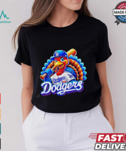 Happy Thanksgiving LA Dodgers baseball Turkey shirt