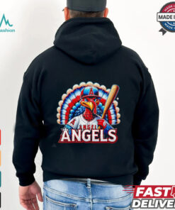 Happy Thanksgiving Los Angeles Angels baseball Turkey shirt