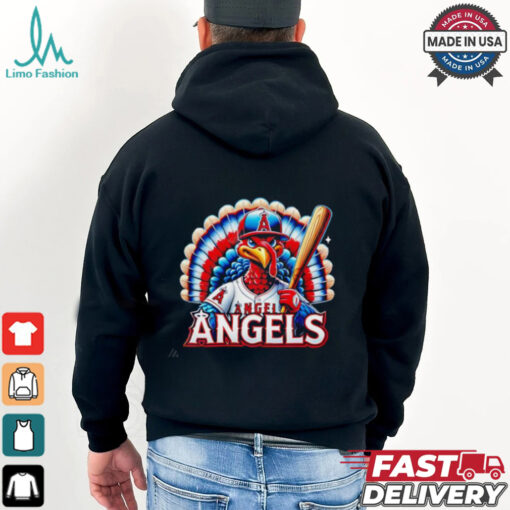 Happy Thanksgiving Los Angeles Angels baseball Turkey shirt