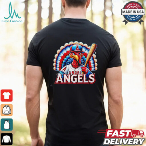 Happy Thanksgiving Los Angeles Angels baseball Turkey shirt