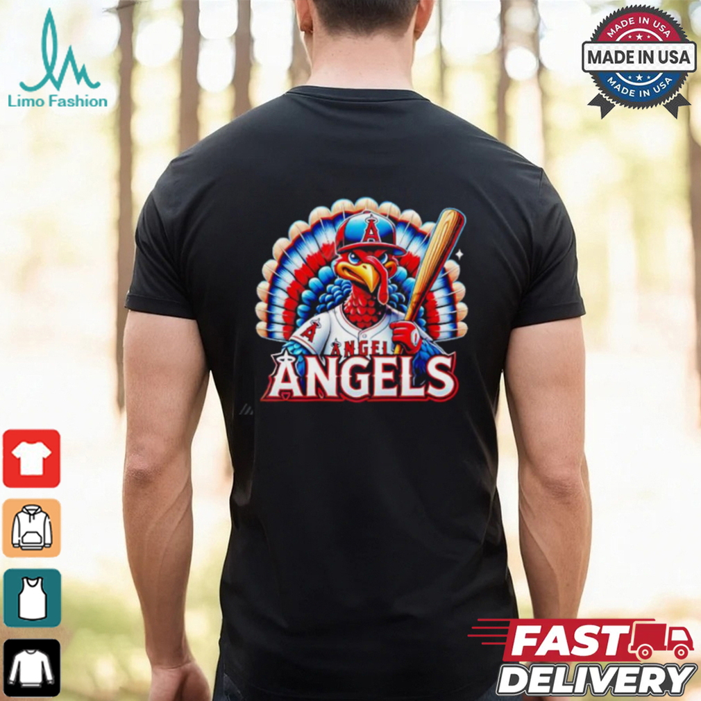 Happy Thanksgiving Los Angeles Angels baseball Turkey shirt Happy Thanksgiving Los Angeles Angels baseball Turkey shirt