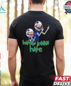 Haters Gonna Hate Rick And Morty Buffalo Bills Nfl T shirt