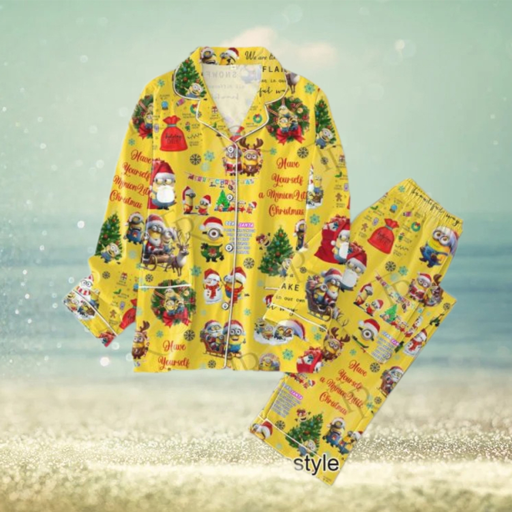 Have Yourself A Minion Little Christmas Pajamas Set Have Yourself A Minion Little Christmas Pajamas Set