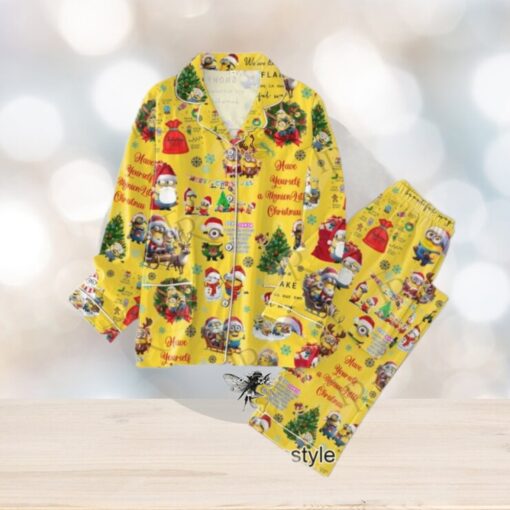 Have Yourself A Minion Little Christmas Pajamas Set