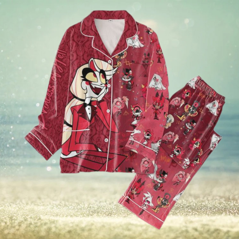 Hazbin Hotel Princess Of Hell Pajamas Set Hazbin Hotel Princess Of Hell Pajamas Set