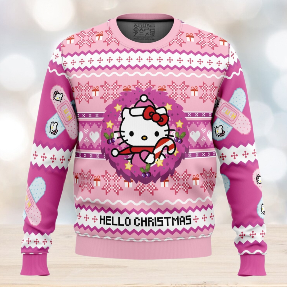 Hello Christmas Hello Kitty Ugly Christmas Sweater Hello Christmas Hello Kitty Ugly Christmas Sweater