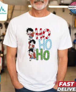 Ho Ho Ho Santa Luffy Monkey Anime Manga Christmas Shirt