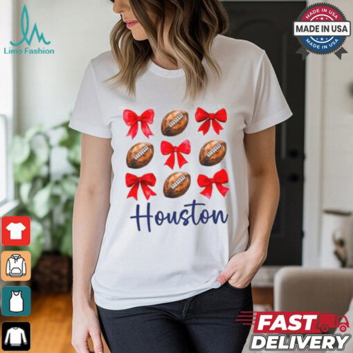 Houston Football T Shirt for Women and Teens Shirt