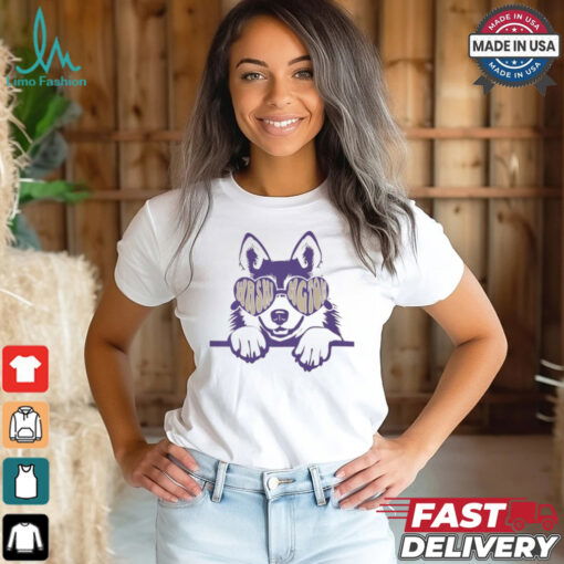 Husky with Sunglasses T Shirt