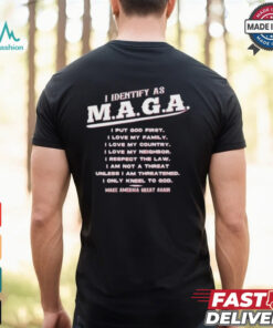I Identify As Maga 2024 T shirts
