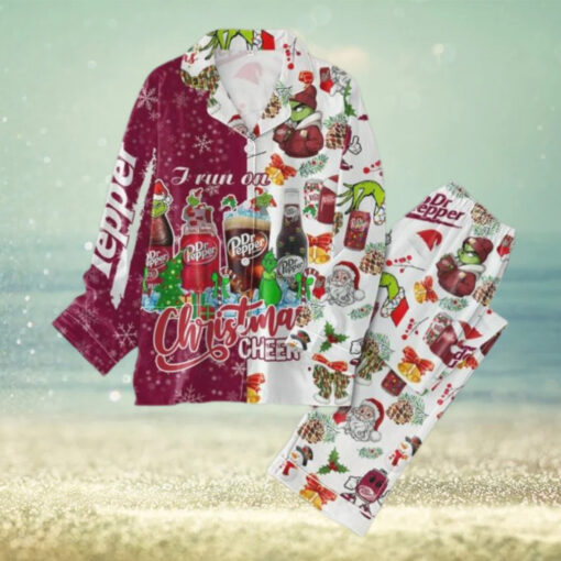 I Run On Dr Pepper And Christmas Cheer Pajamas Set