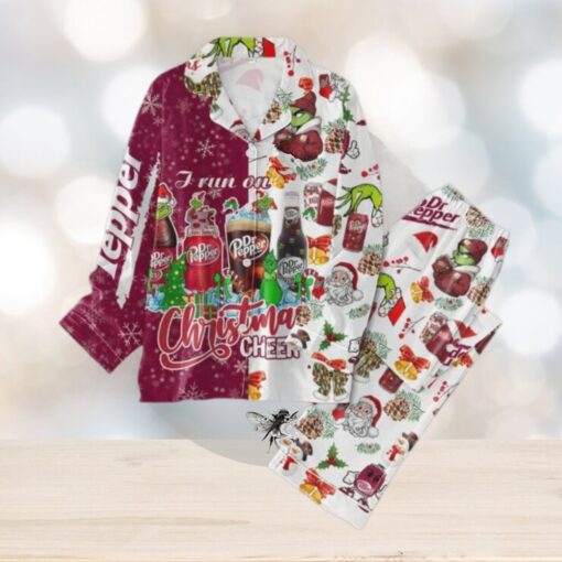 I Run On Dr Pepper And Christmas Cheer Pajamas Set