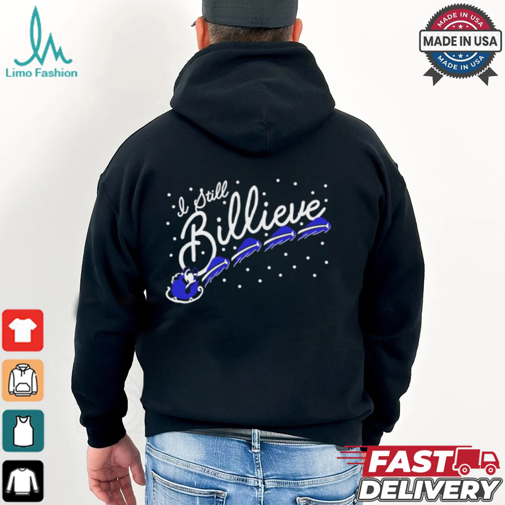 I Still Billieve! Buffalo Bills Christmas Santa Claus Long Sleeve T Shirt I Still Billieve! Buffalo Bills Christmas Santa Claus Long Sleeve T Shirt