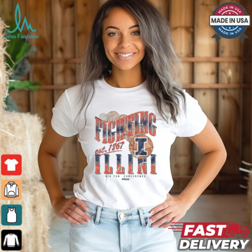 Illinois Fighting Illini Baller Bounce T Shirt