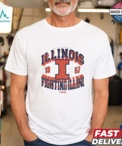 Illinois Fighting Illini Court Arched Wordmark T Shirt
