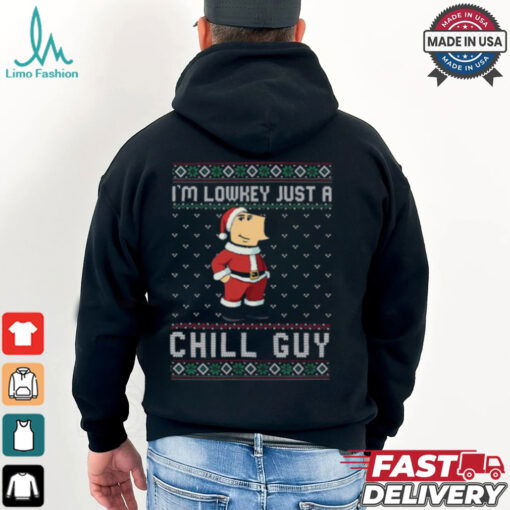 I’m Lowkey Just A Chill Guy Christmas Sweatshirt