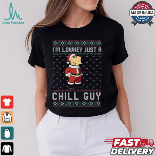 I’m Lowkey Just A Chill Guy Christmas Sweatshirt