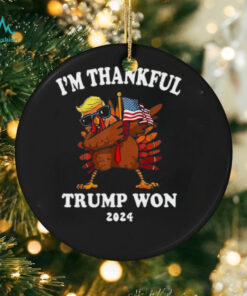 Im Thankful Trump Won 2024 Thanksgiving Turkey Shirt