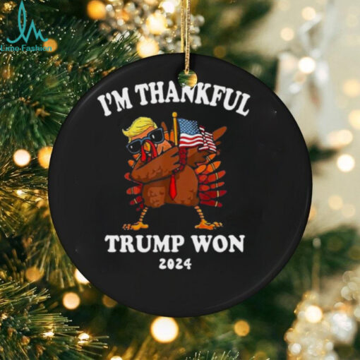 Im Thankful Trump Won 2024 Thanksgiving Turkey Shirt