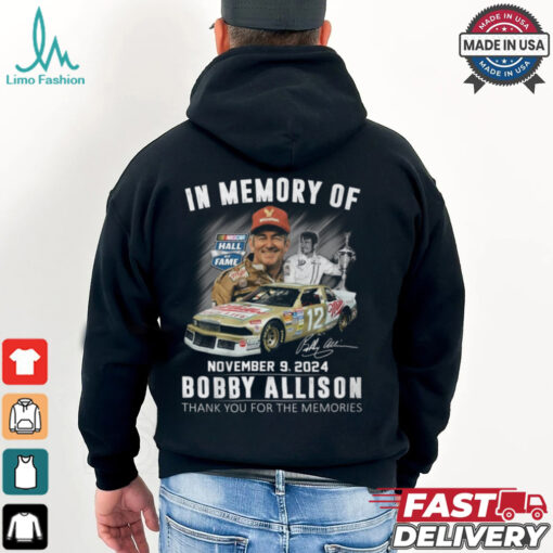 In Memory Of Bobby Allison Thank You For The Memories Shirt
