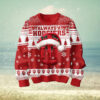 Funny Weed Xmas Ugly Christmas Sweater Merry Juana Santa Skeleton