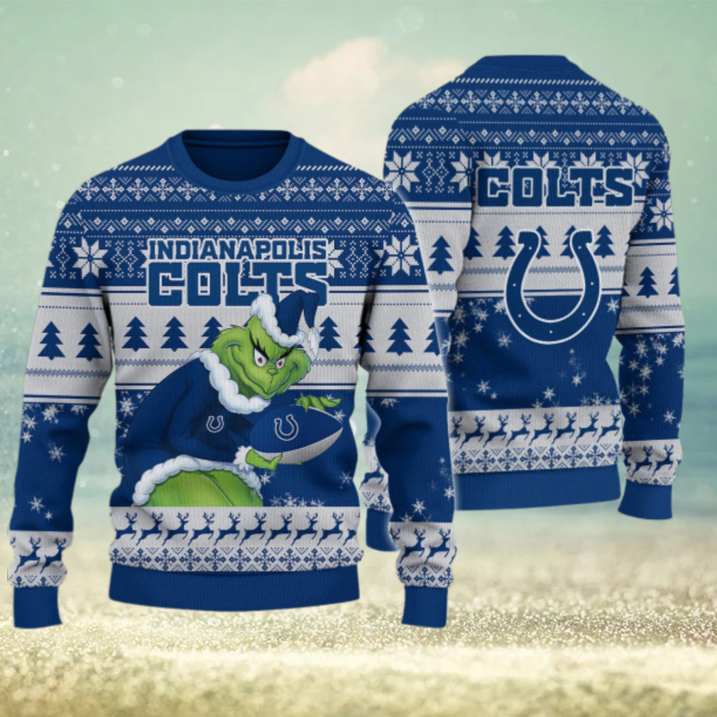 Indianapolis Colts Grinch Ugly Christmas Sweater Indianapolis Colts Grinch Ugly Christmas Sweater