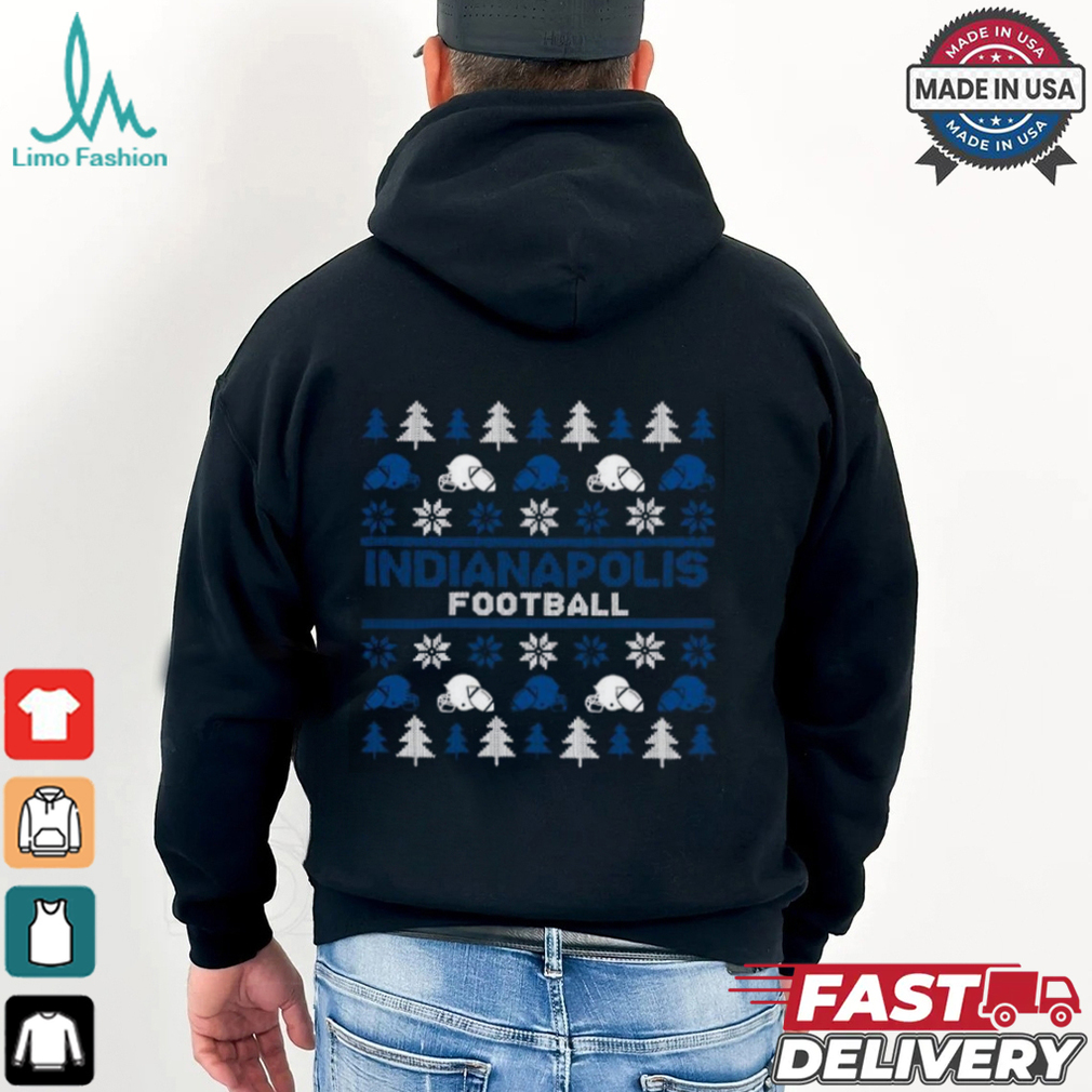Indianapolis Football Pattern Christmas Shirt Indianapolis Football Pattern Christmas Shirt