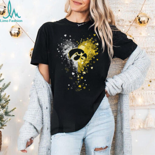 Iowa Hawkeyes Crystal Heart Shirt
