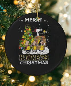 Iowa Hawkeyes x Snoopy And Friends Merry Christmas 2024 Shirt