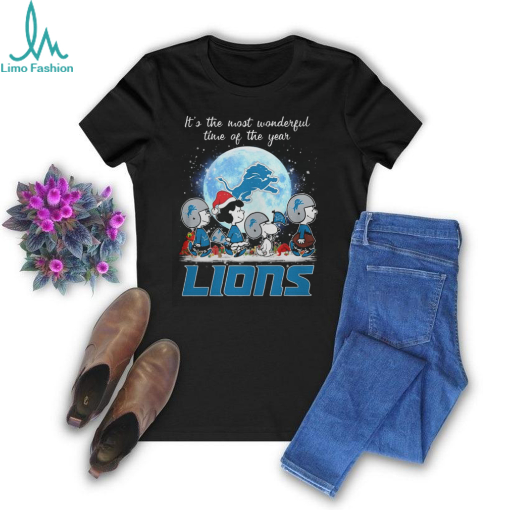 It_s The Most Wonderful Time Of The Year Lions Christmas Shirt It_s The Most Wonderful Time Of The Year Lions Christmas Shirt